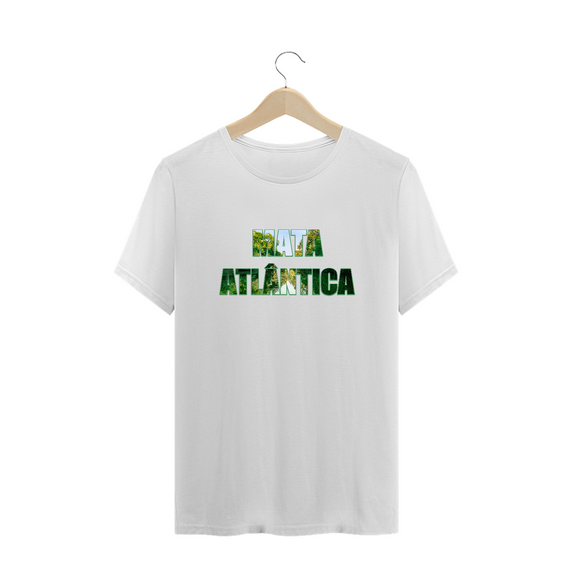 MATA ATLÂNTICA ESCRITA - Camiseta Plus size