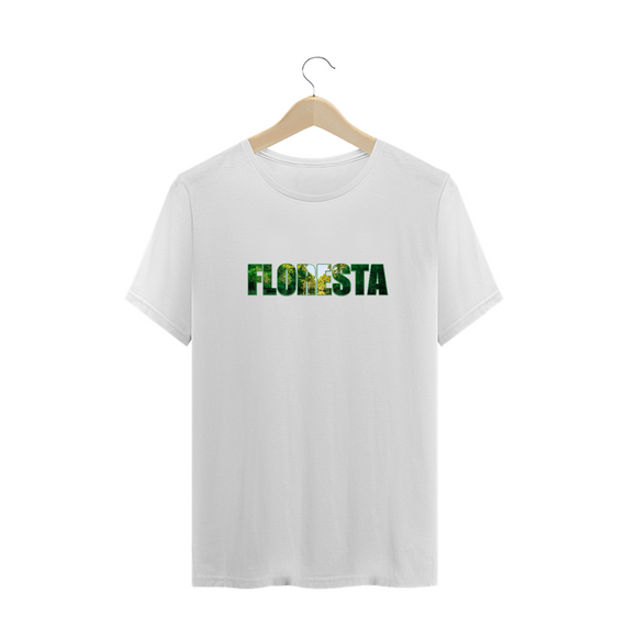 FLORESTA ESCRITA - Camiseta Plus size