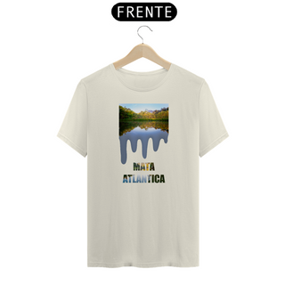 Camiseta em algodão peruano - PIMA- masculina – Coleção mata atlântica - estampa derretida 299