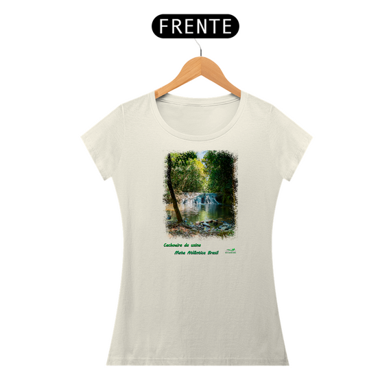 Camiseta em algodão peruano - PIMA- feminina – Cachoeira do engenho 363