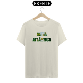 Camiseta em algodão peruano - PIMA- masculino – Coleção frases criativas - Mata atlântica.