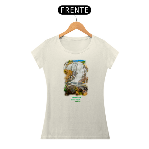Cachoeira dos Felix - Camiseta em algodão peruano - PIMA- feminino