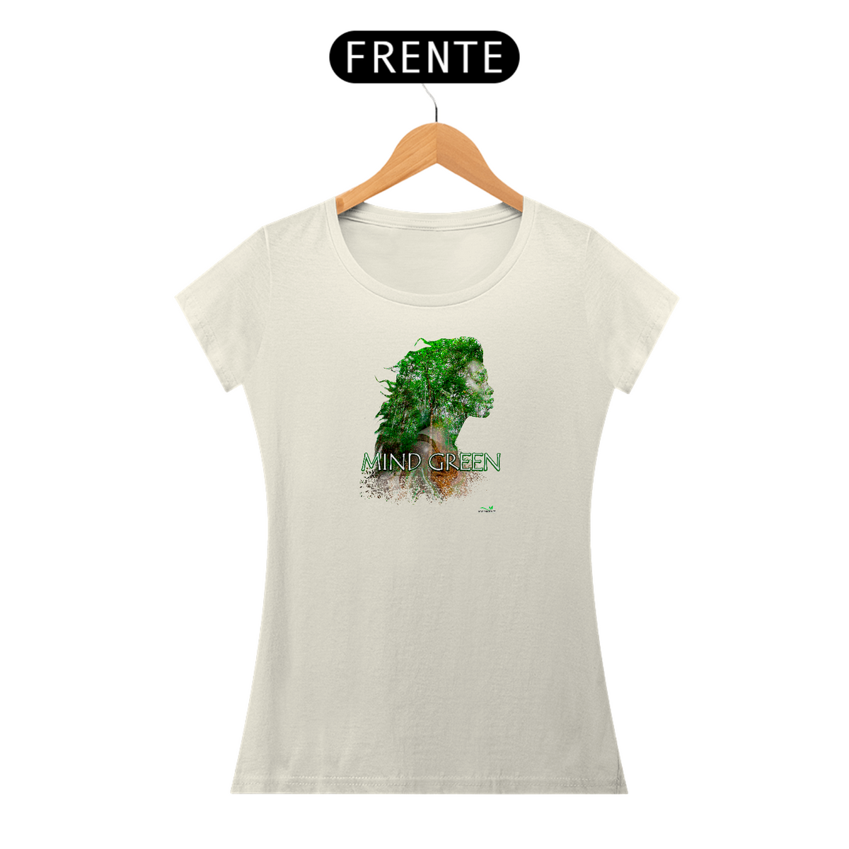 Nome do produto:  Espirito da floresta 7a - Camiseta em algodão peruano - PIMA Feminina
