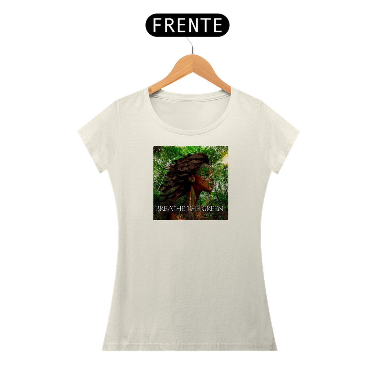 Nome do produto: Espirito da floresta 7b - Camiseta em algodão peruano - PIMA Feminina