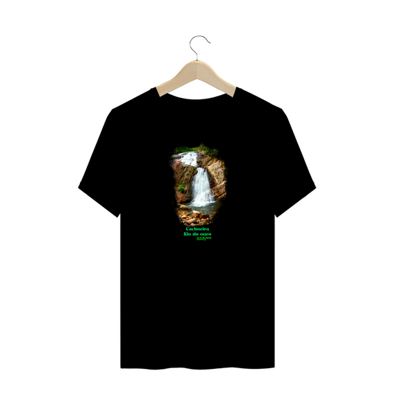  Cachoeira Rio do ouro - Camiseta Plus size