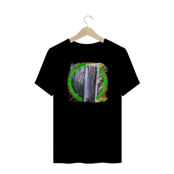 Cachoeira véu da noiva canion itaibezinho   - Camiseta Plus size