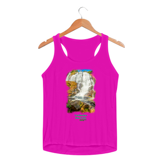Nome do produto Cachoeira dos Felix - Camiseta Regata Feminina Sport Dry Fit UV