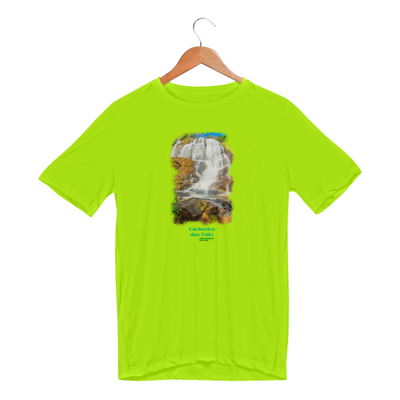  Cachoeira dos Felix - Camiseta Sport Dry Fit UV masculina