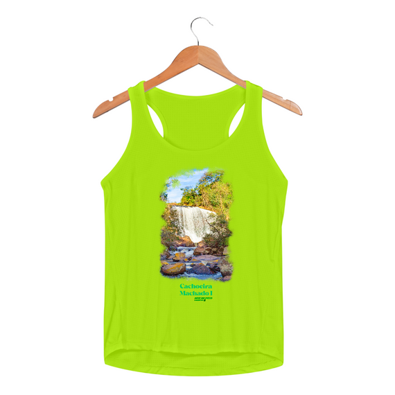 Cachoeira Machado I - Camiseta Regata Feminina Sport Dry Fit UV