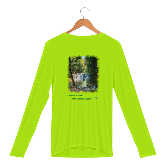 Cachoeira da usina 363 - Camiseta Manga Longa Sport Dry Fit UV
