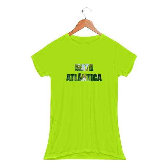 MATA ATÂNTICA - Camiseta Baby Long Sport Dry Fit UV feminina