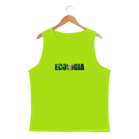  ECOLOGIA - Camiseta Regata Masculina Sport Dry Fit UV