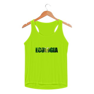 ECOLOGIA - Camiseta Regata Feminina Sport Dry Fit UV