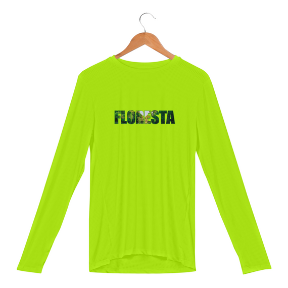 FLORESTA - Camiseta Manga Longa Sport Dry Fit UV