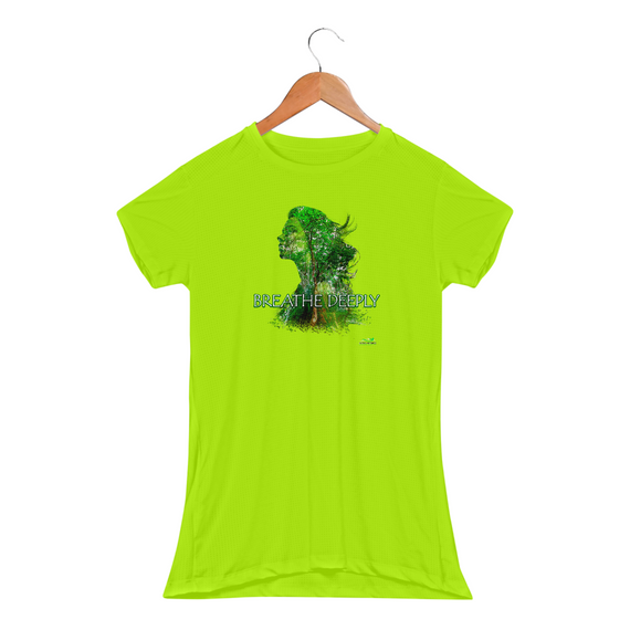 Espirito da floresta 2 - Camiseta Baby Long Sport Dry Fit UV feminina