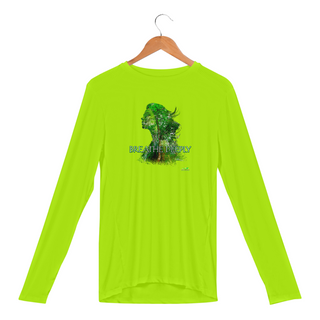  Espirito da floresta 2 - Camiseta Manga Longa Sport Dry Fit UV