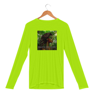 Espirito da floresta 7b - Camiseta Manga Longa Sport Dry Fit UV