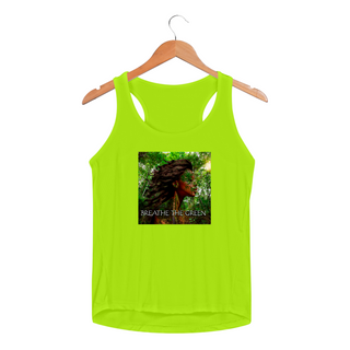 Espirito da floresta 7b - Camiseta Regata Feminina Sport Dry Fit UV