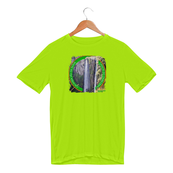 Cachoeira véu da noiva canion itaibezinho   - Camiseta  Sport Dry Fit UV masculina
