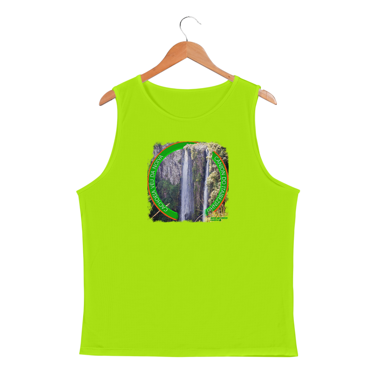Nome do produto: Cachoeira véu da noiva canion itaibezinho   - Camiseta Regata Masculina Sport Dry Fit UV