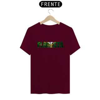 Nome do produto FLORESTA ESCRITA - Camiseta tradicional T-SHIRT quality