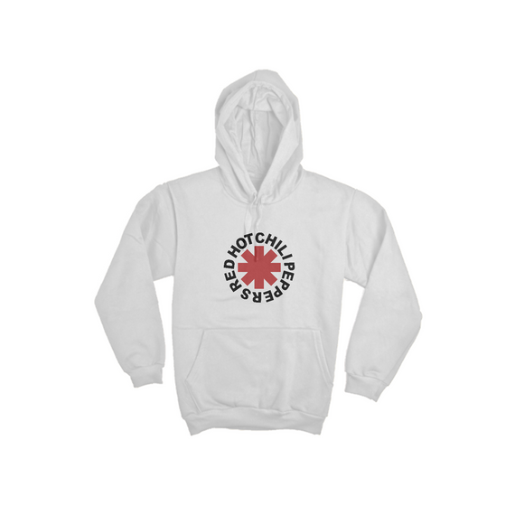 Moletom Red Hot Chili Peppers - Logo Branco