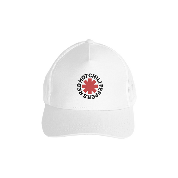 Boné Red Hot Chili Peppers - Logo Branco