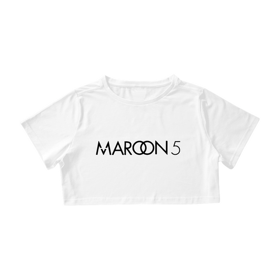 Camiseta Cropped Maroon 5 - Logo