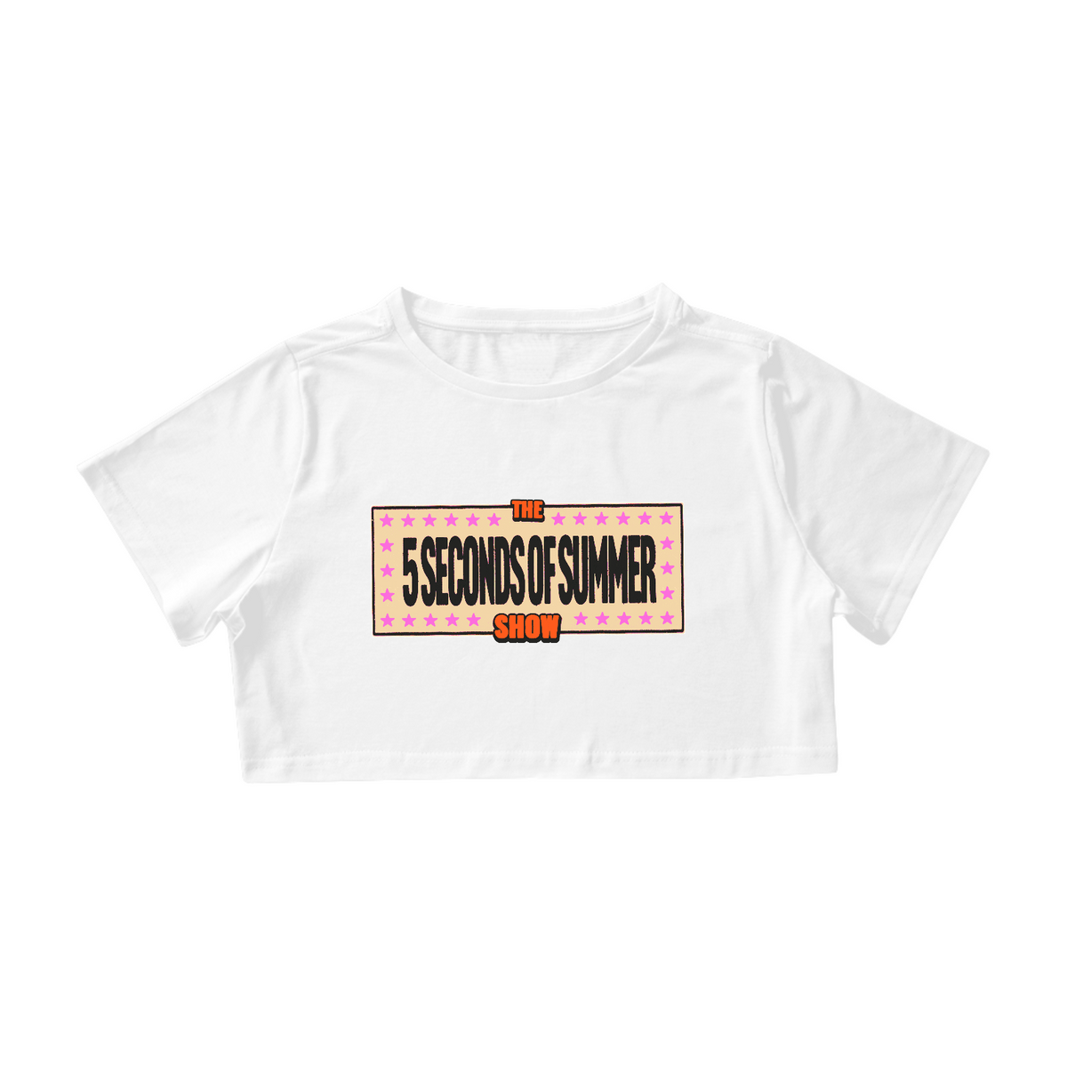 Nome do produto: Camiseta Cropped 5SOS - The 5SOS Show