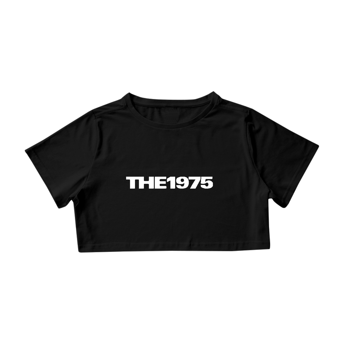 Nome do produto: Camiseta Cropped The 1975 - Logo Preta