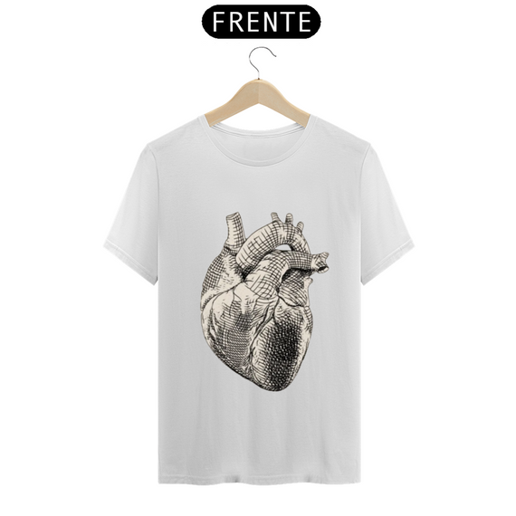 Camisa Anatomia de Coração Minimalista (Masculina)