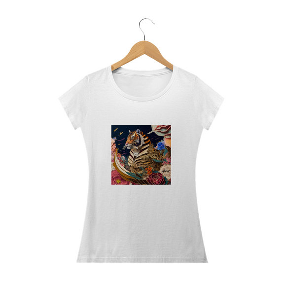 camisa tigre feminina