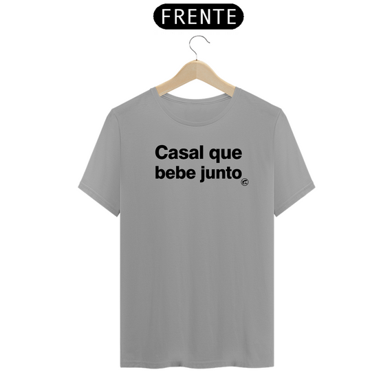 Camiseta Casal que bebe junto permanece junto - Parte 01