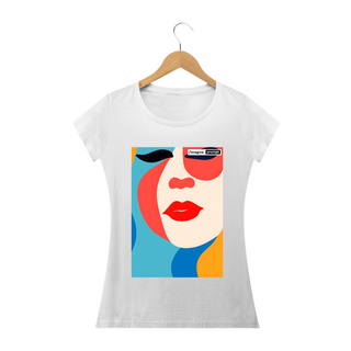 Camiseta Minimalista com Arte Digital  - #Autenticidade 0001