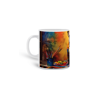 Nome do produtoCaneca Bulldog Francês - Com Arte Digital - #Autenticidade 00016