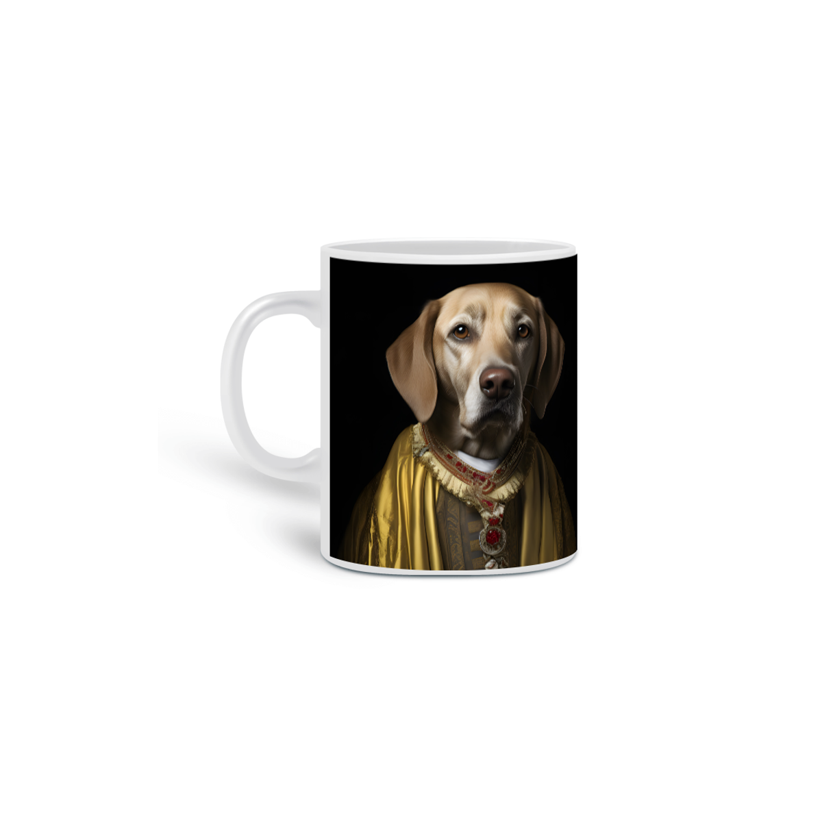 Nome do produto: Caneca Labrador - Com Arte Digital - #Autenticidade 0001