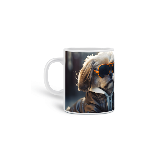 Caneca Shih Tzu com Arte Digital - #Autenticidade 0003