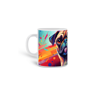 Nome do produtoCaneca Pug com Arte Digital - #Autenticidade 0017