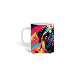 Nome do produtoCaneca Pug com Arte Digital - #Autenticidade 0018