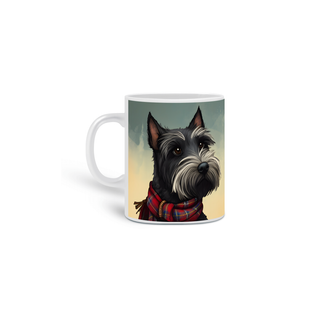 Caneca Scottish Terrier com Arte Digital - #Autenticidade 0003