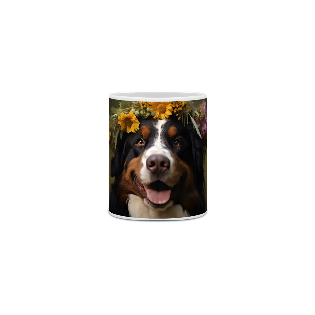 Nome do produto: Título: Caneca Bernese com Arte Digital - #Autenticidade 0003