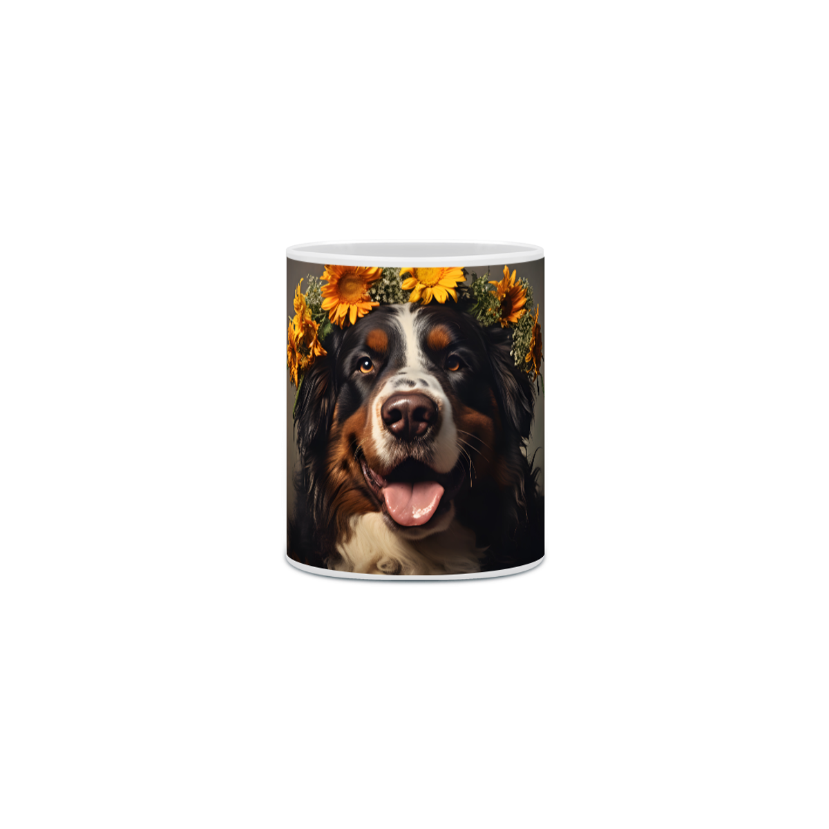 Nome do produto: Caneca Bernese com Arte Digital - #Autenticidade 0004