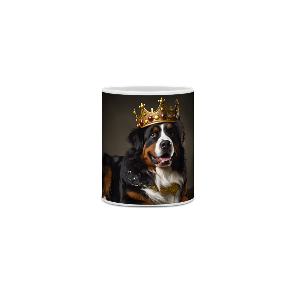 Nome do produto: Caneca Bernese com Arte Digital - #Autenticidade 0006