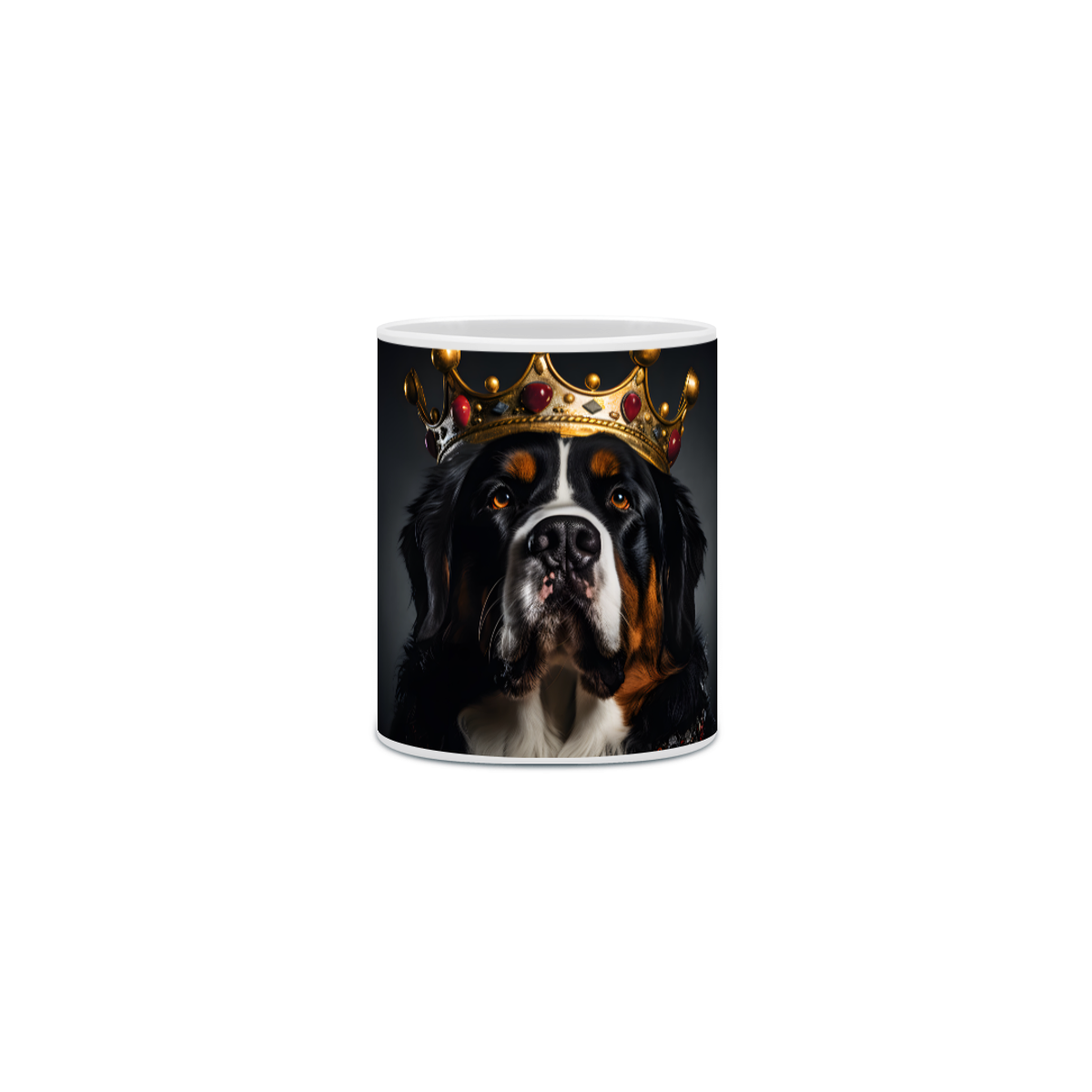 Nome do produto: Caneca Bernese com Arte Digital - #Autenticidade 0009