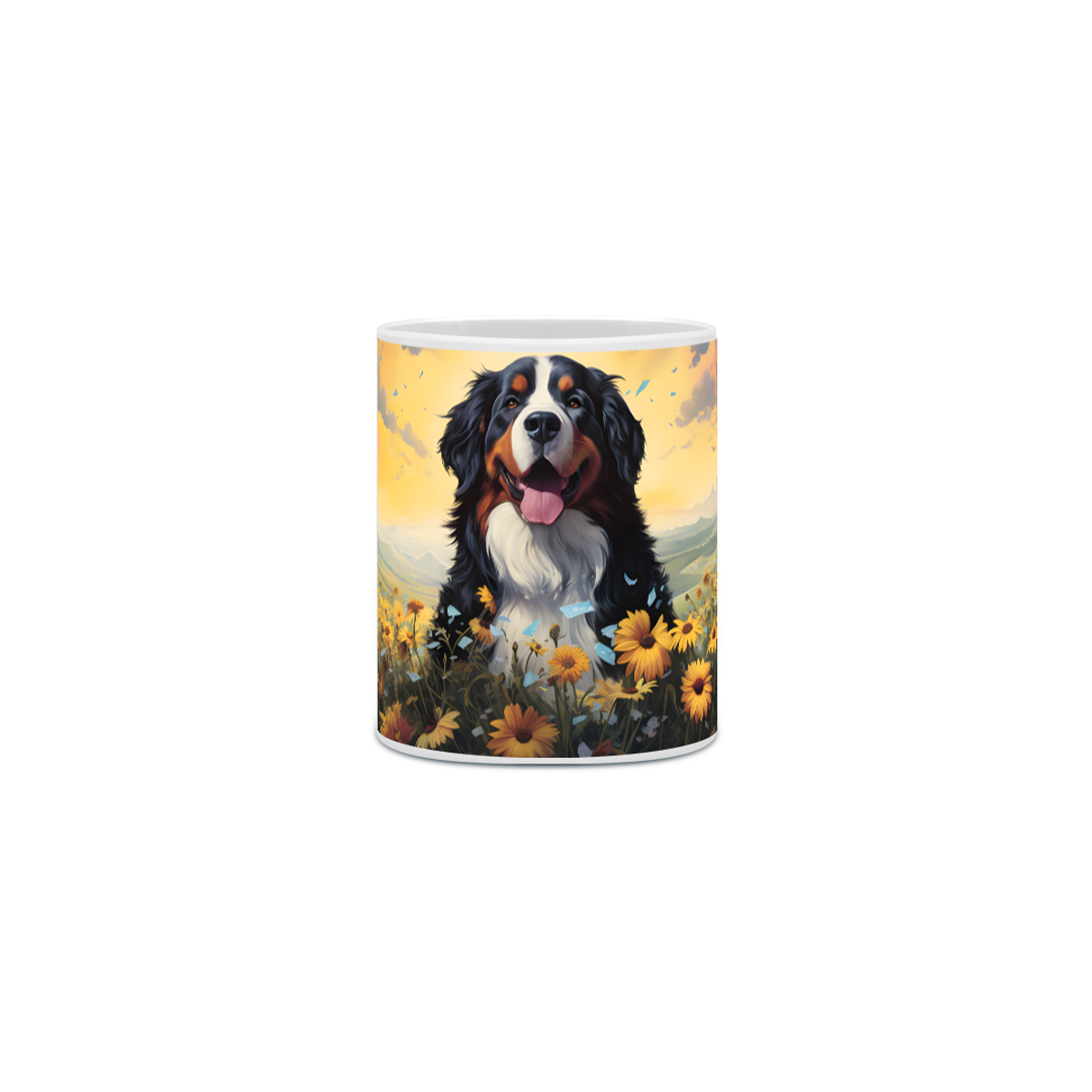 Nome do produto: Caneca Bernese com Arte Digital - #Autenticidade 0013