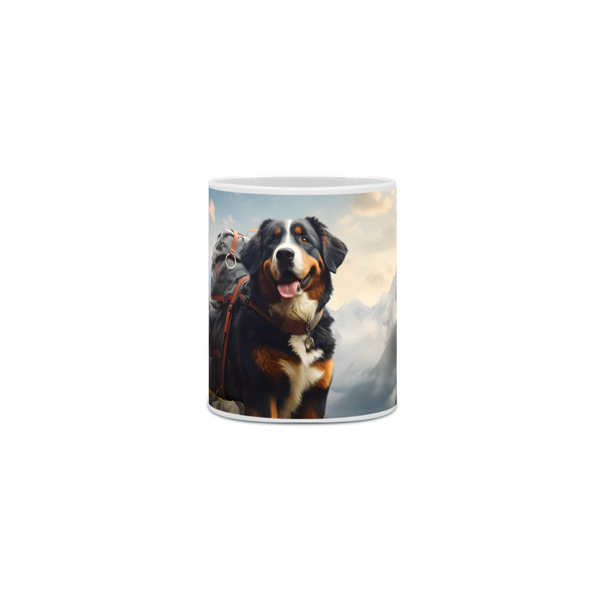 Nome do produto: Caneca Bernese com Arte Digital - #Autenticidade 0017