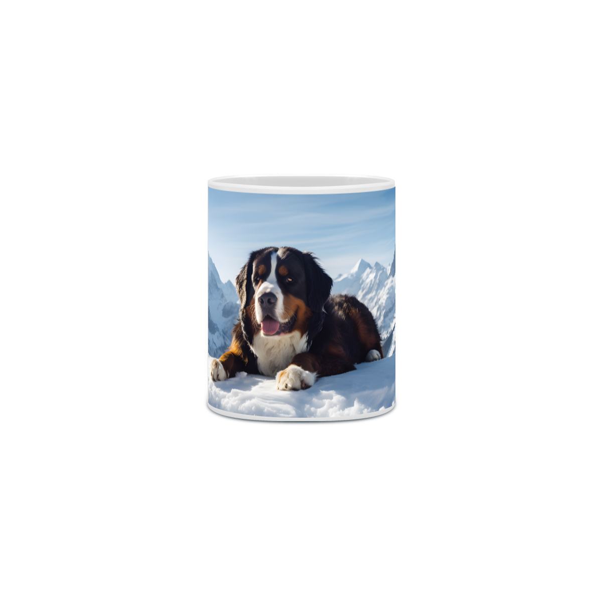 Nome do produto: Caneca Bernese com Arte Digital - #Autenticidade 0018