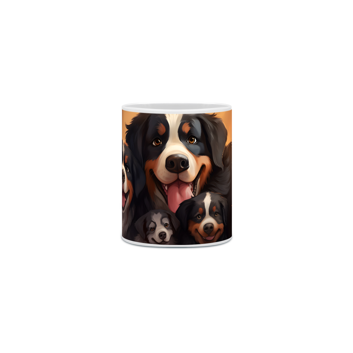 Nome do produto: Caneca Bernese com Arte Digital - #Autenticidade 0023