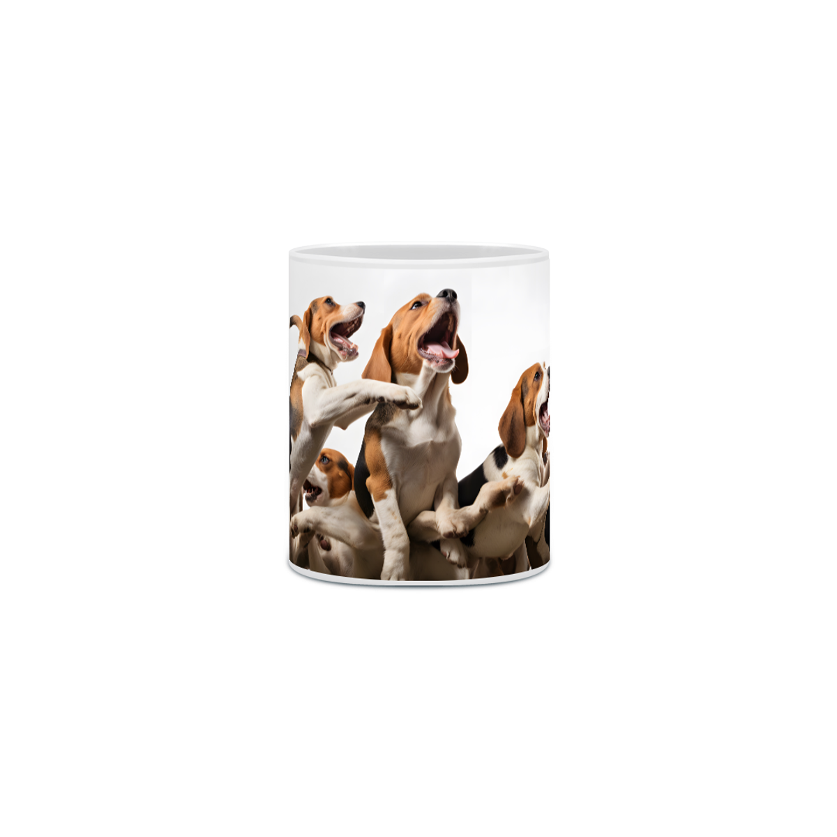 Nome do produto: Caneca Beagle com Arte Digital - #Autenticidade 0001