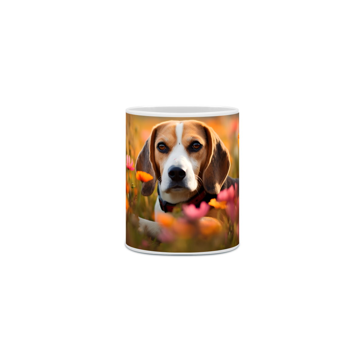 Nome do produto: Caneca Beagle com Arte Digital - #Autenticidade 0016